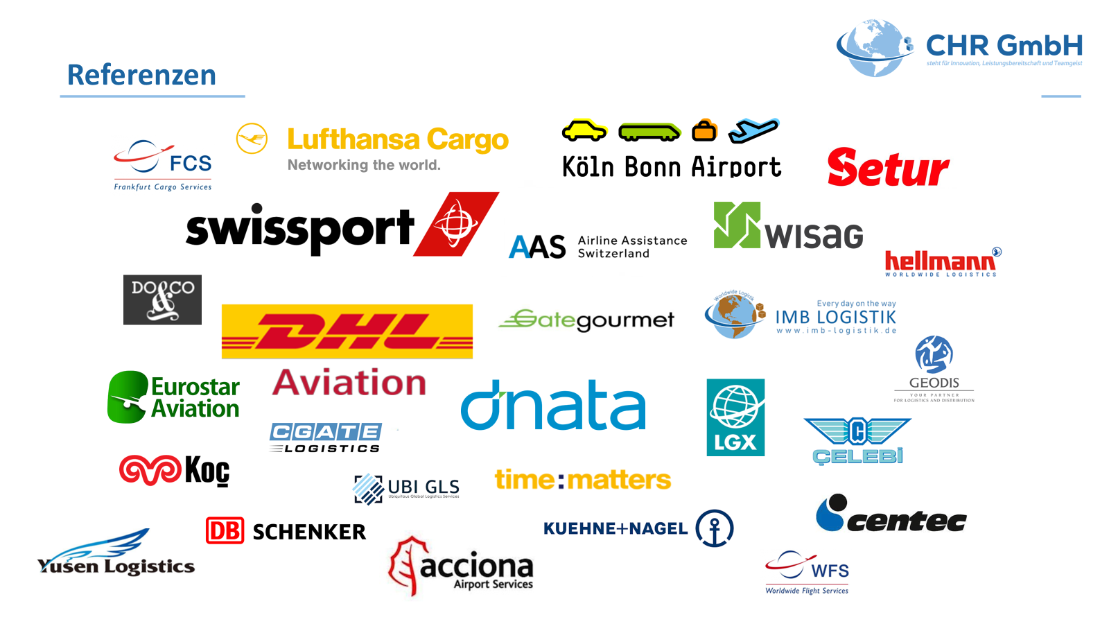 References und Partner aus Aviation, Cargo, Logistics und Service